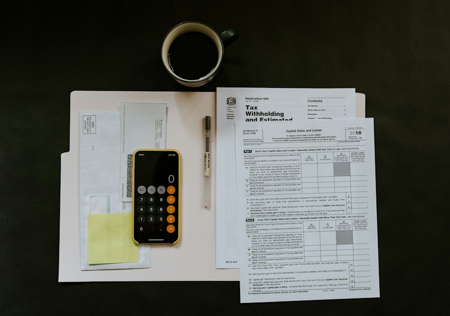 Illustrative financial reporting documents and VAT handover planning